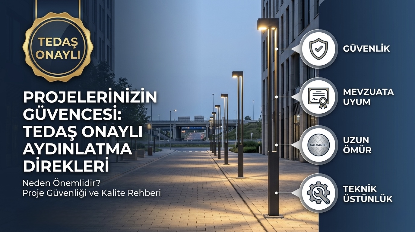 Projelerinizin Güvencesi: TEDAŞ Onaylı Aydınlatma Direkleri Neden Önemlidir?
